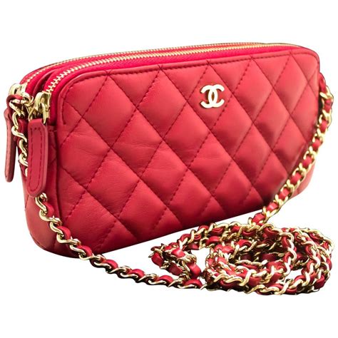 chanel double wallet on chain|chanel small wallet on chain.